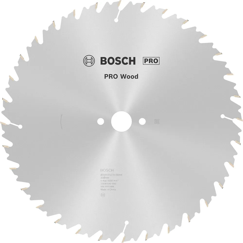 Bosch PRO Wood cordless Blatt für Kreissägen 350 x 3,5 x 30 mm - 2608640683