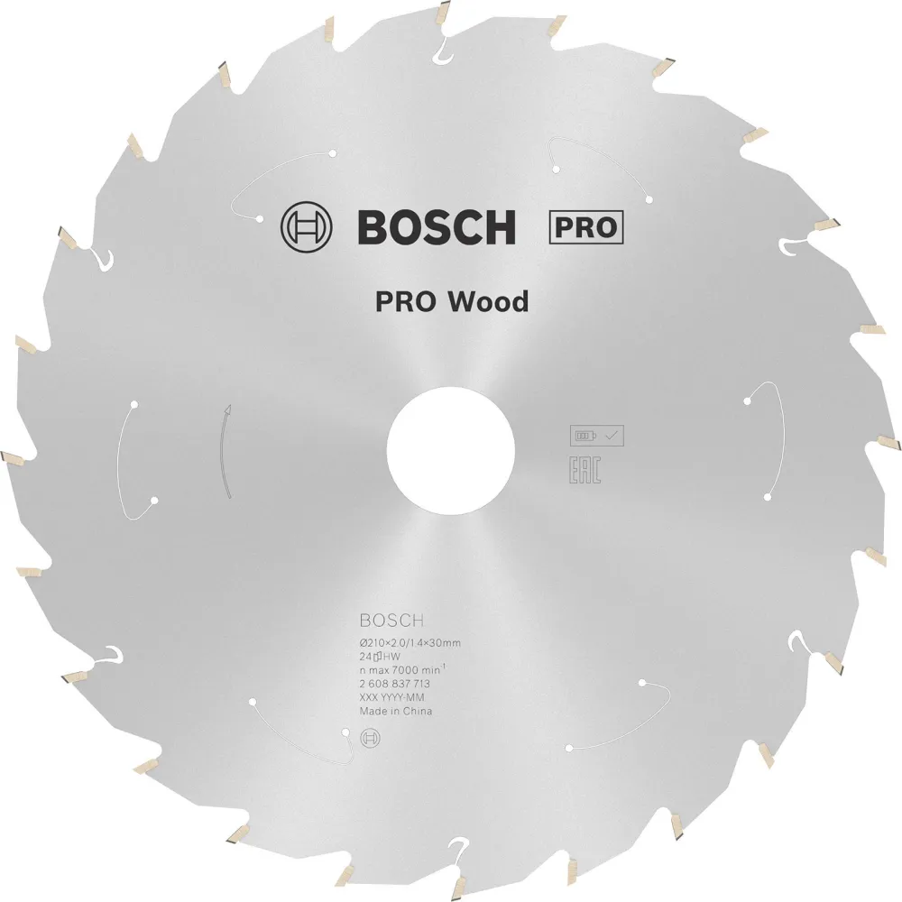 Bosch PRO Wood cordless Blatt für Kreissägen 210 x 1,7 x 30 mm - 2608837713