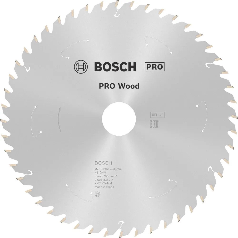 Bosch PRO Wood cordless Blatt für Kreissägen 210 x 1,7 x 30 mm - 2608837714