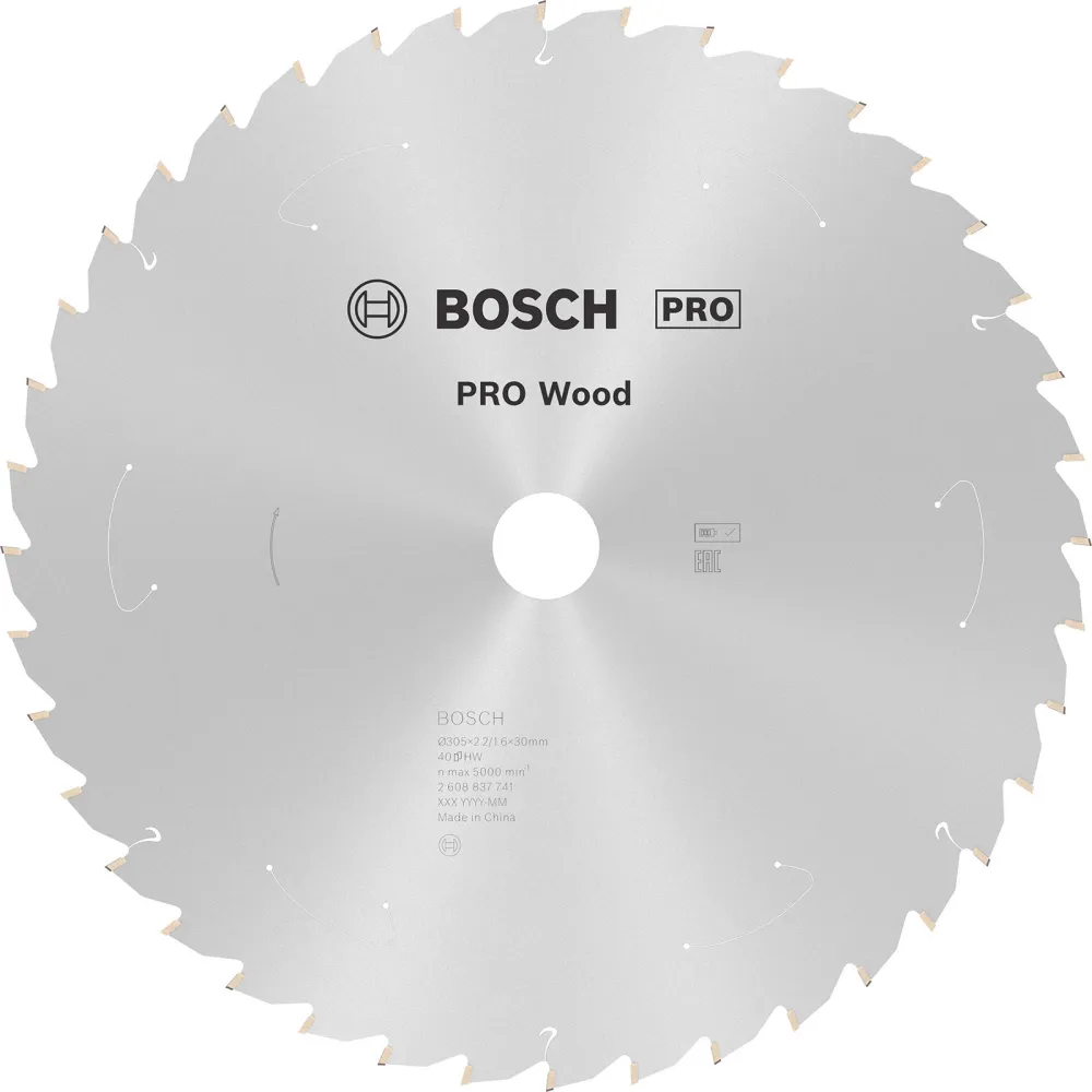 Bosch PRO Wood cordless Blatt für Kreissägen 305 x 2,2 x 30 mm - 2608837741