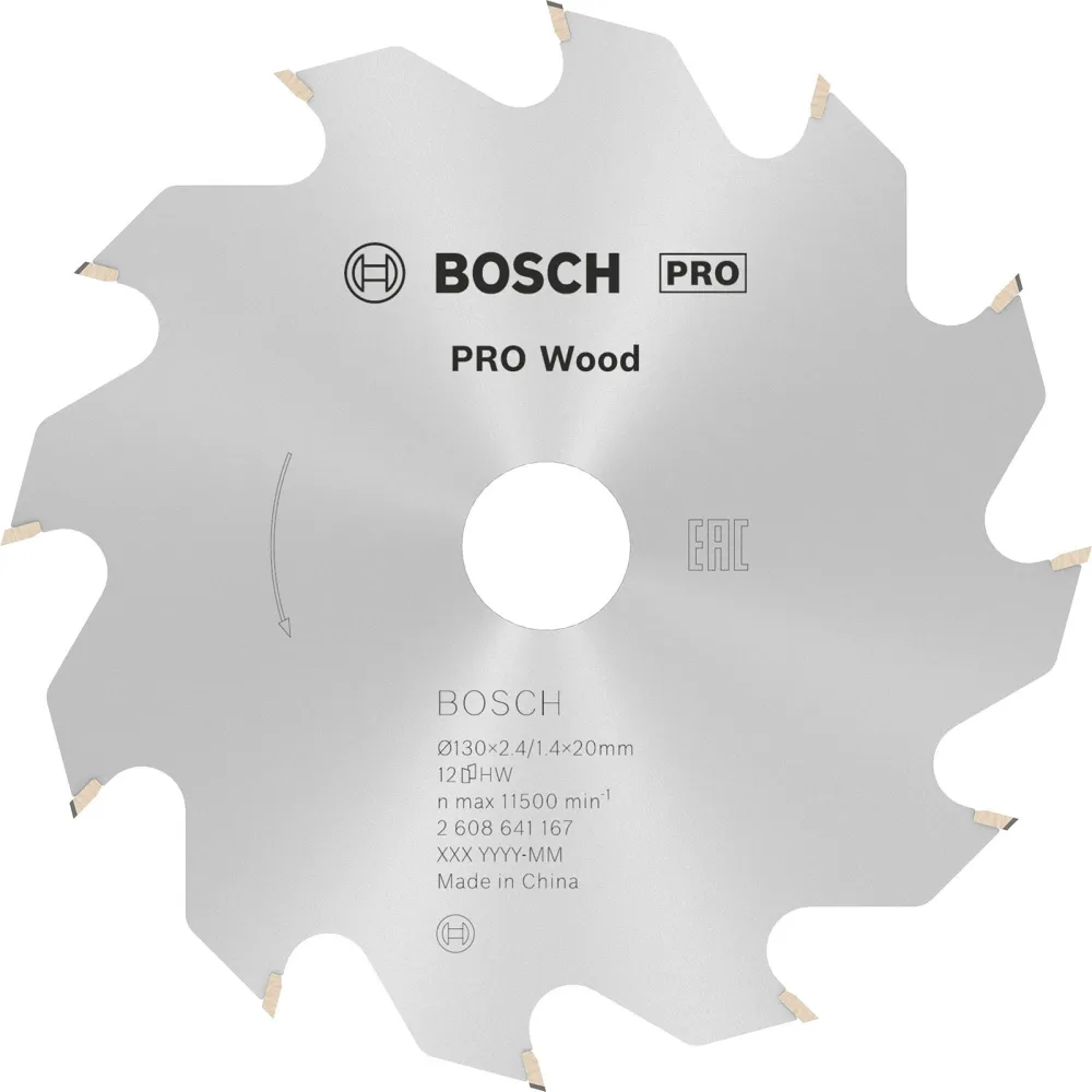 Bosch PRO Wood Kreissägeblatt 130 x 2,4 x 20 mm - 2608641167