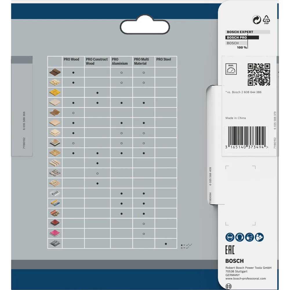 Bosch PRO Wood Kreissägeblatt 130 x 2,4 x 20 mm - 2608641167