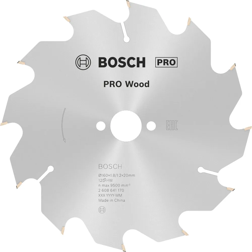 Bosch PRO Wood Kreissägeblatt 160 x 1,8 x 20 mm - 2608641170
