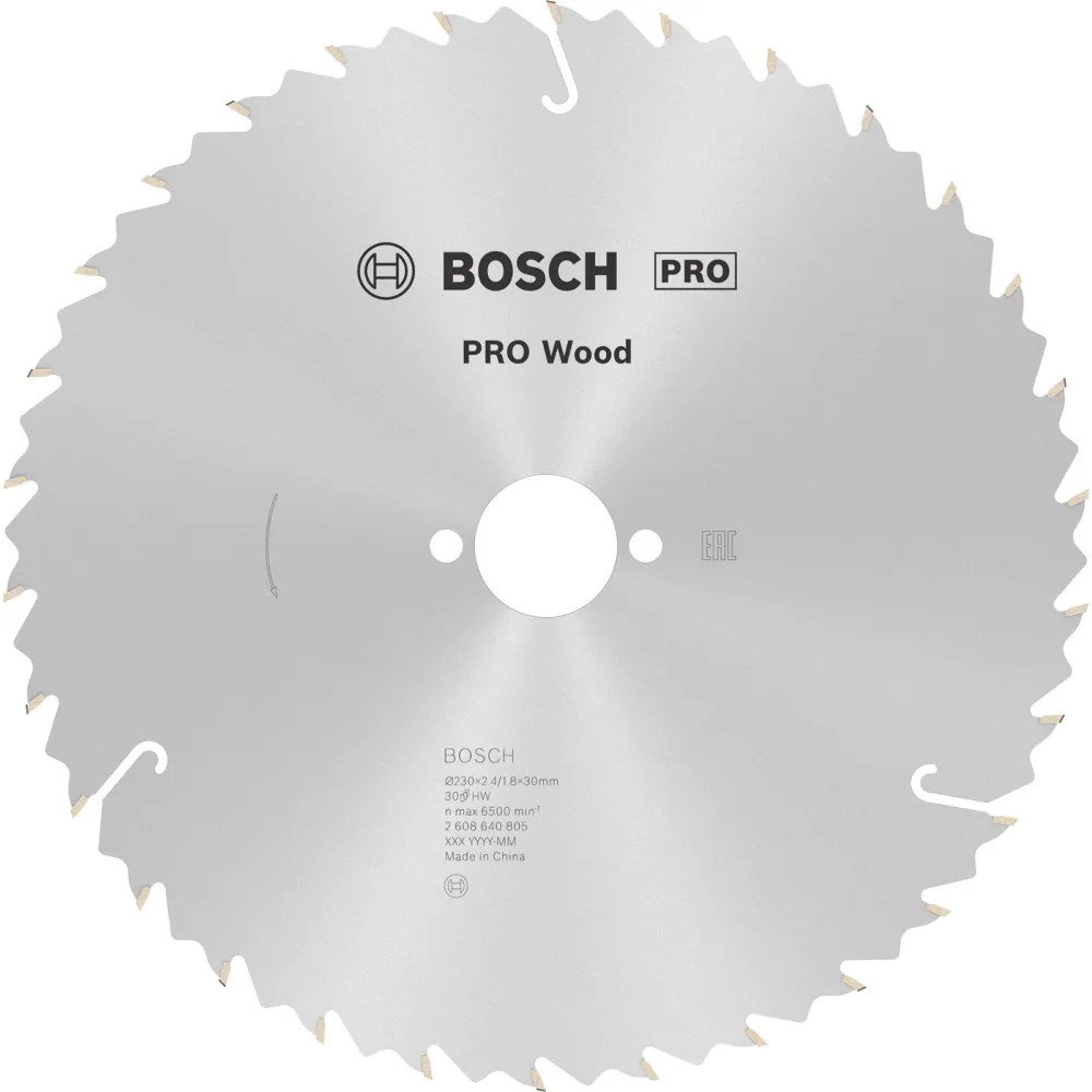 Bosch PRO Wood Kreissägeblatt 230 x 2,4 x 30 mm - 2608640805