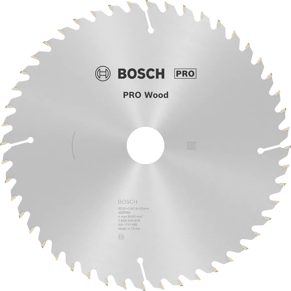 Bosch PRO Wood Kreissägeblatt 230 x 2,8 x 30 mm - 2608640629