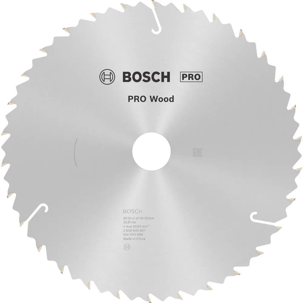 Bosch PRO Wood Kreissägeblatt 235 x 2,4 x 30 mm - 2608640807