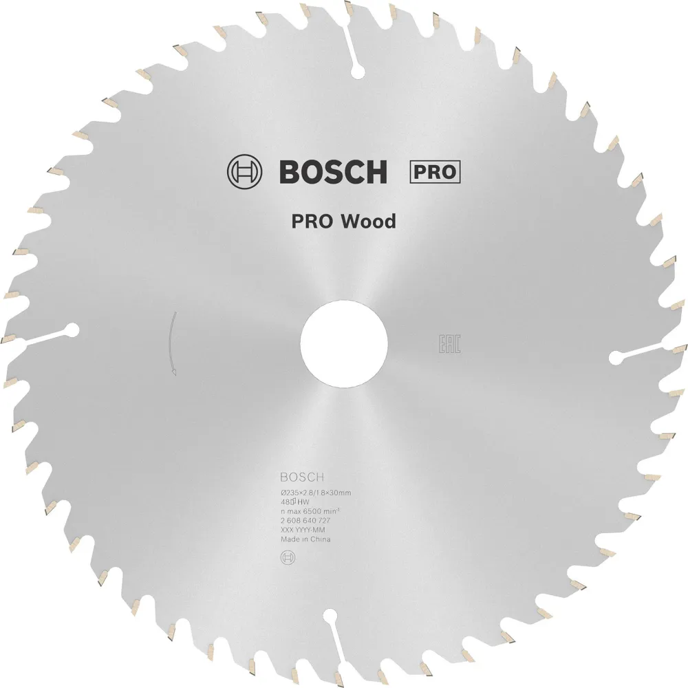Bosch PRO Wood Kreissägeblatt 235 x 2,8 x 30 mm - 2608640727