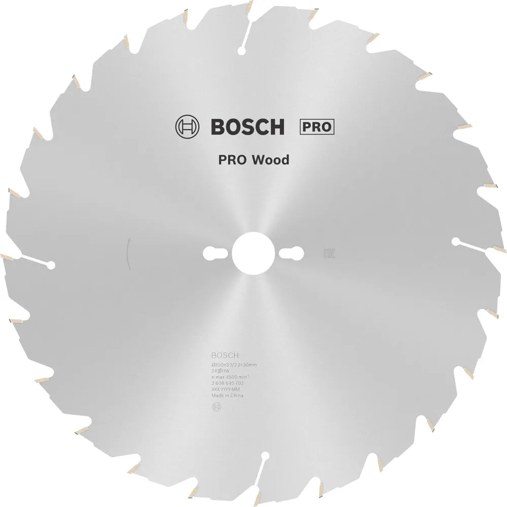 Bosch PRO Wood Kreissägeblatt 350 x 3,2 x 30 mm - 2608640702