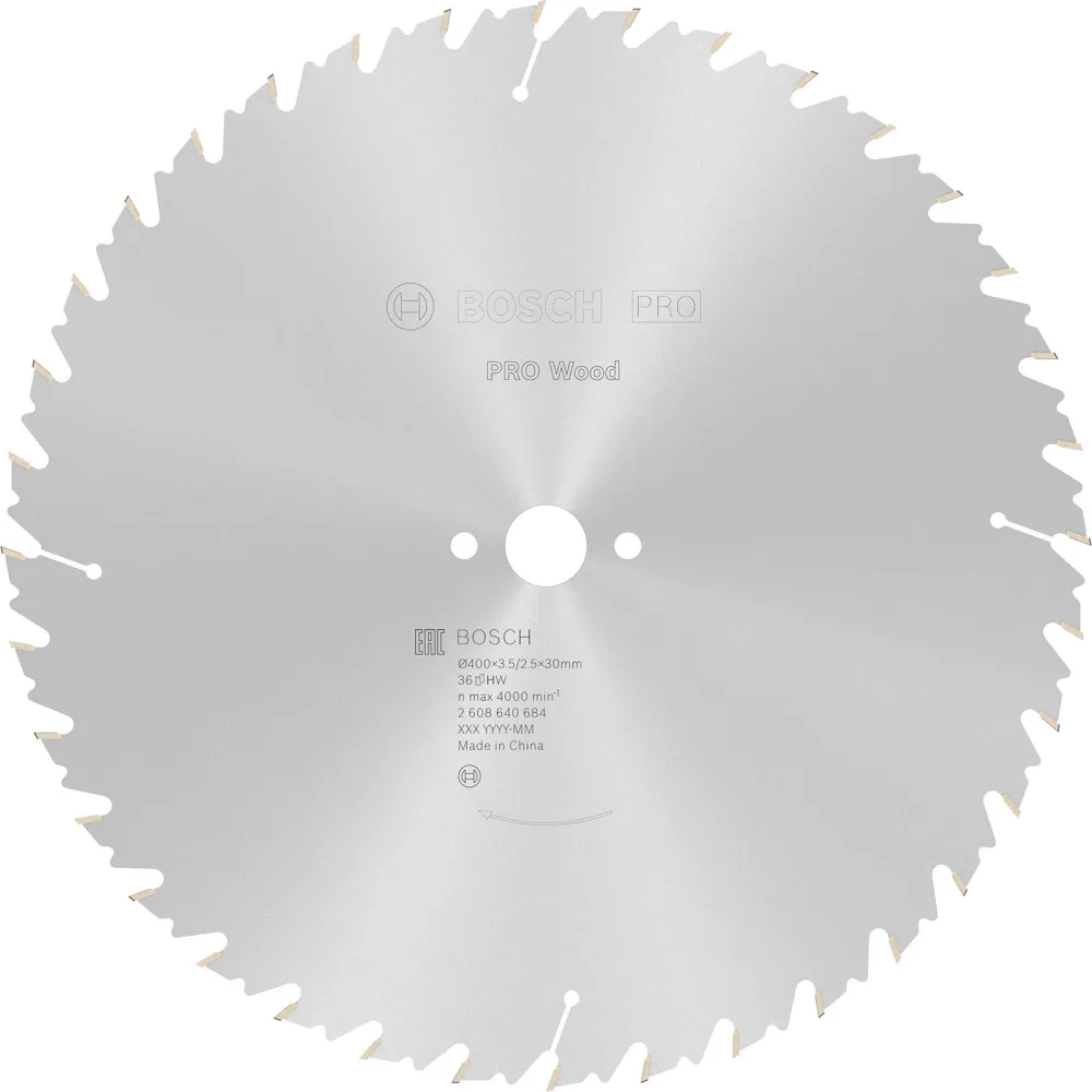Bosch PRO Wood Kreissägeblatt 400 x 3,5 x 30 mm - 2608640684