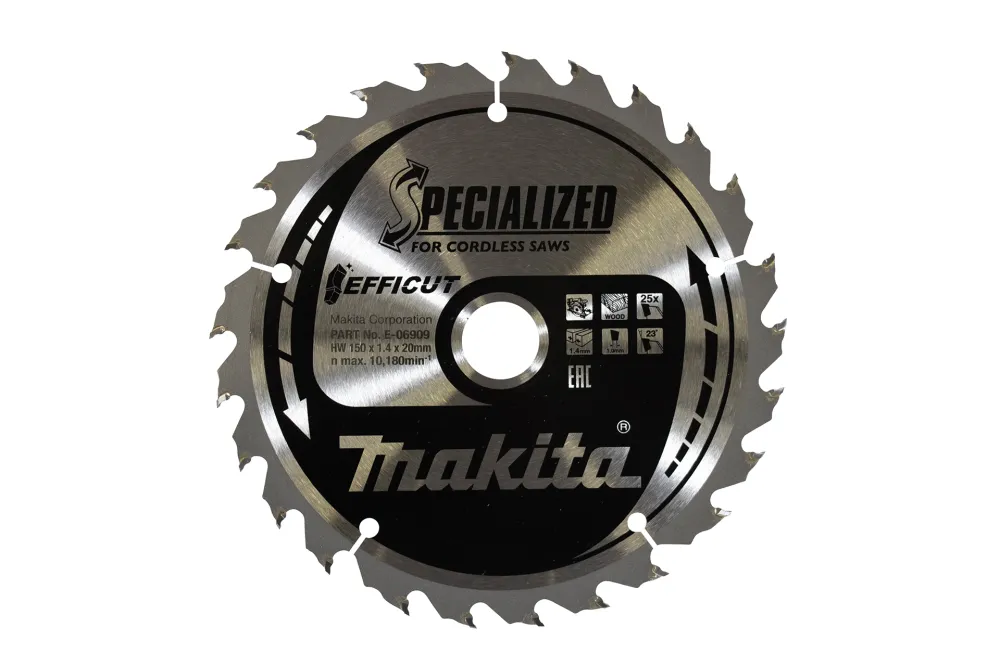 Makita EFFICUT Sägeblatt Holz 150 x 20 x 25Z - E-06909