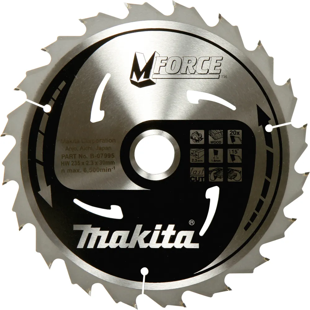 Makita Kreissägeblatt M-FORCE 24 Zähne Ø 165 mm - -89632