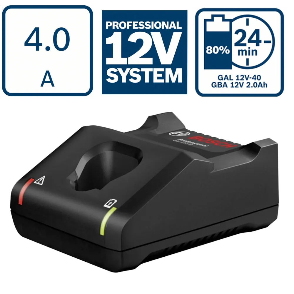 Bosch Schnellladegerät GAL 12V-40 für 12 V Akkus - 1600A019R3