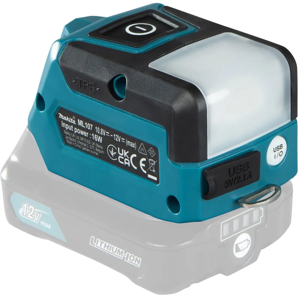 Makita ML107 LED-Akku-Taschenlampe 12 V max. Solo