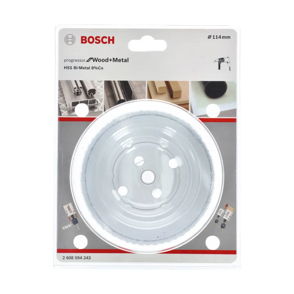 Bosch Lochsäge Progressor Wood and Metal 114 mm - 2608594243