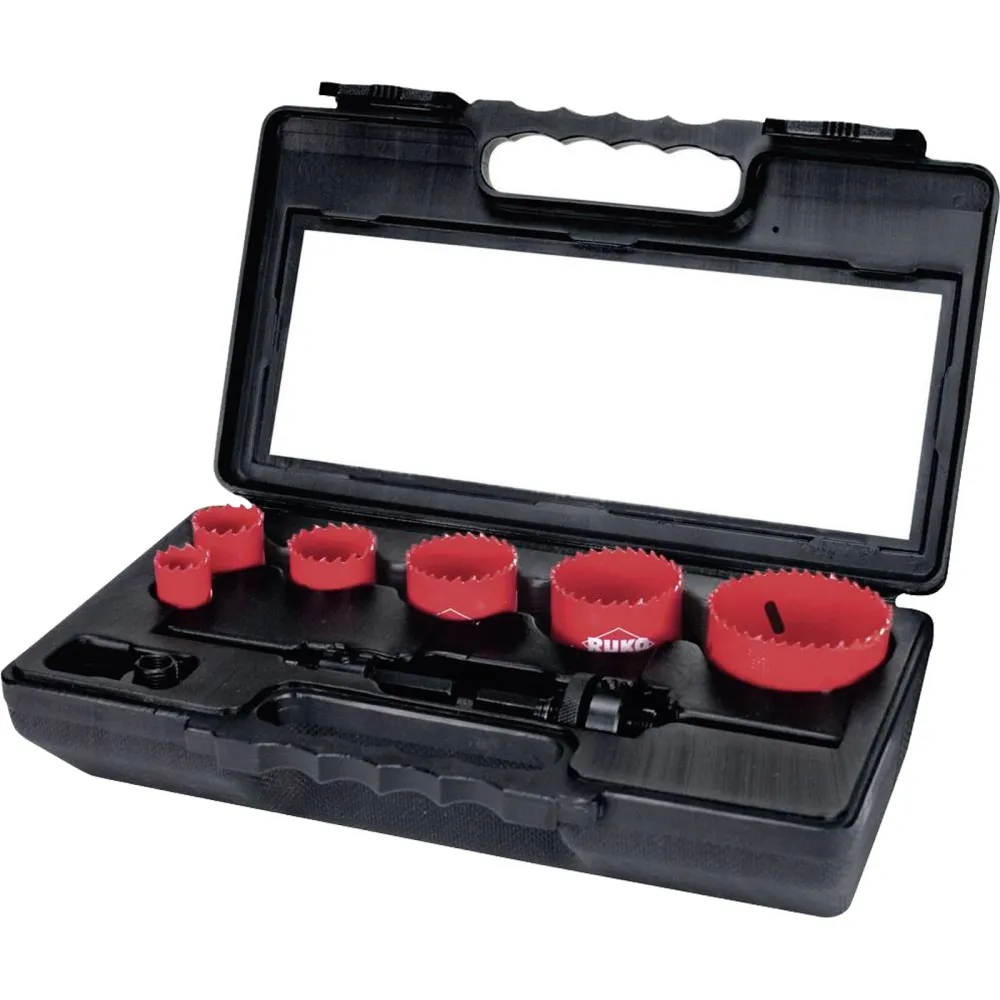 RUKO Bimetall-Lochsägensatz HSS Kunststoffkoffer 8 tlg. - A106340