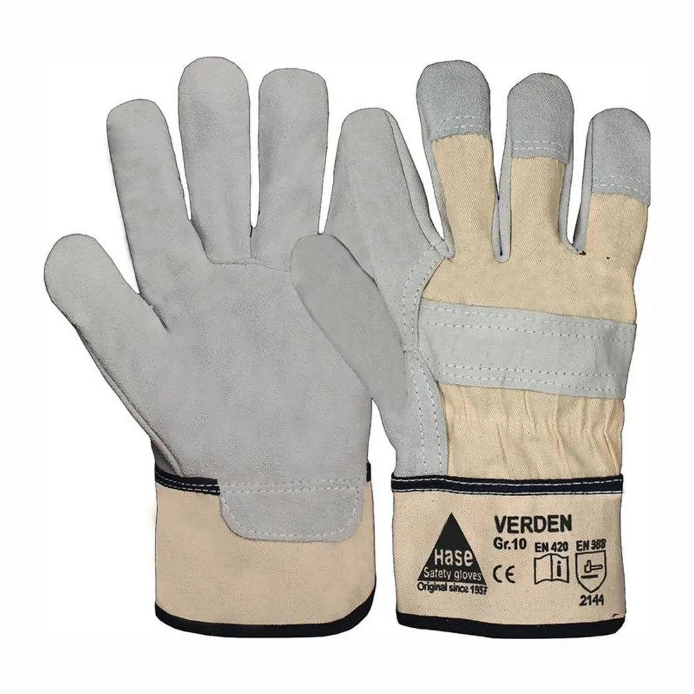 Hase Handschuhe Verden grau / natur Gr. 10 - 211400-10