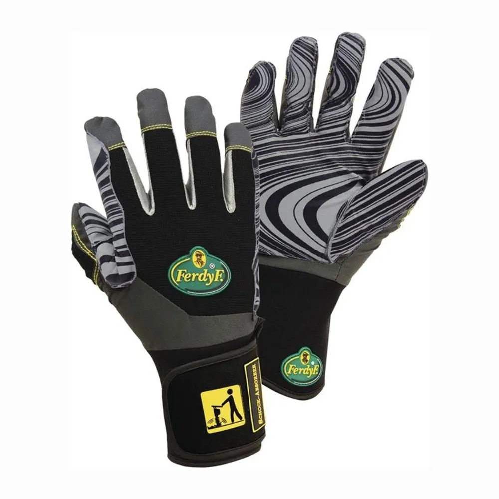 L+D Vibrationsschutzhandschuhe Schock Absorber schwarz / grau Gr. XL - 19711-XL