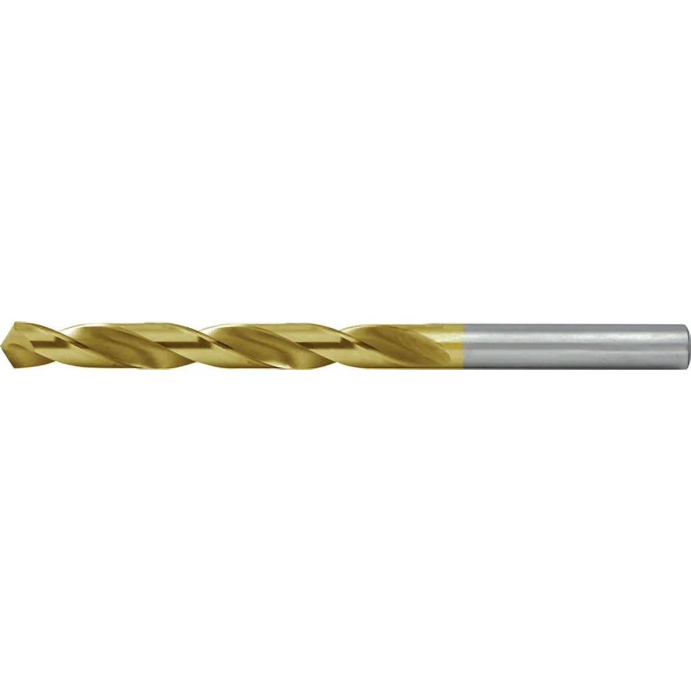 RUKO 10x Spiralbohrer DIN 338 Typ N HSS-G TiN Ø 1 mm - 250010T