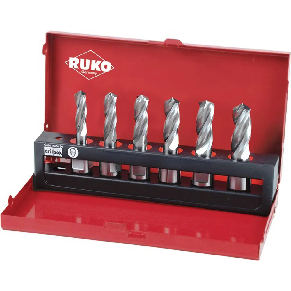 RUKO Vollbohrersatz Solid 3S HSS 6tlg. Ø 10-15 mm - 108830