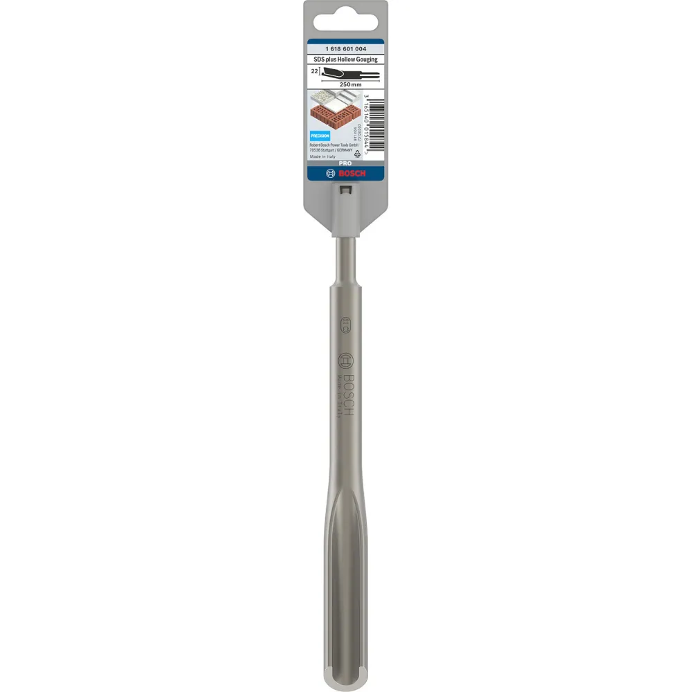 Bosch PRO SDS plus Hollow Gouging Meißel 22 x 250 mm - 1618601004