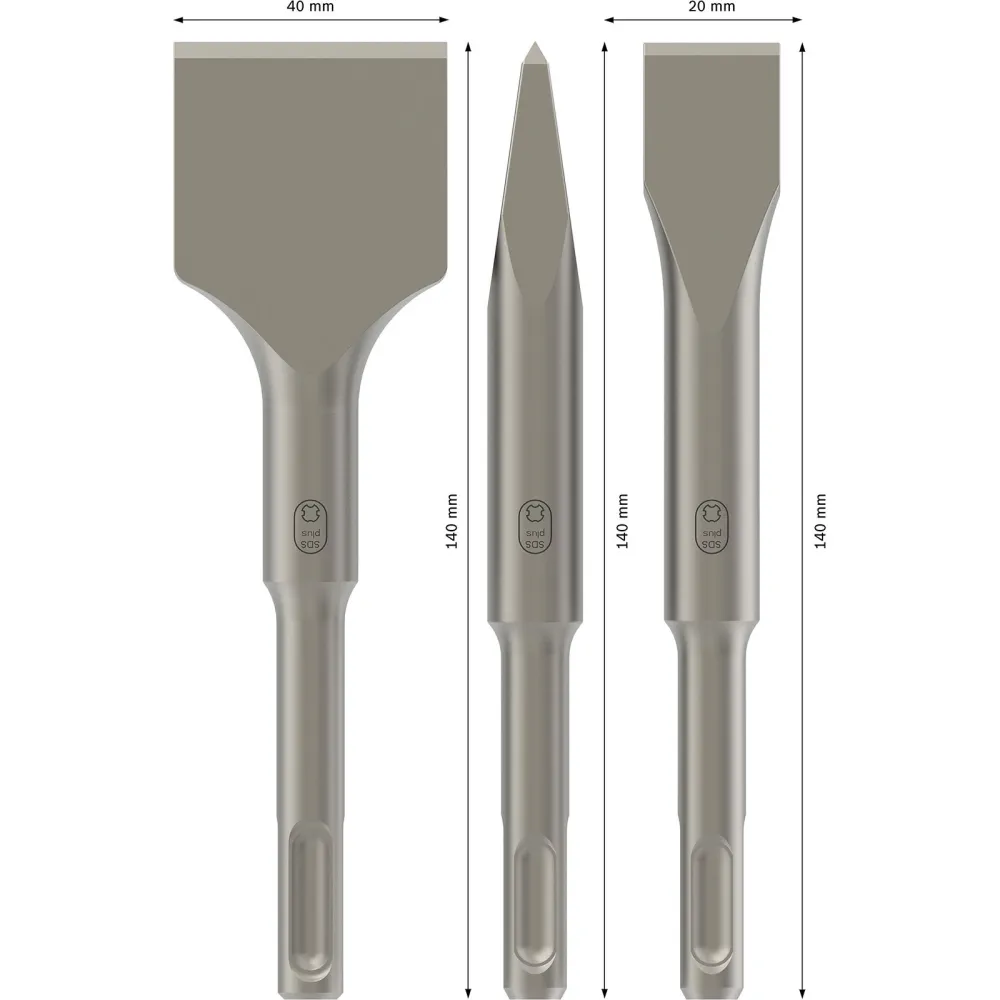 Bosch PRO SDS plus-4C Meißel-Set 20; 40x140; 140; 140 mm - 2608690180