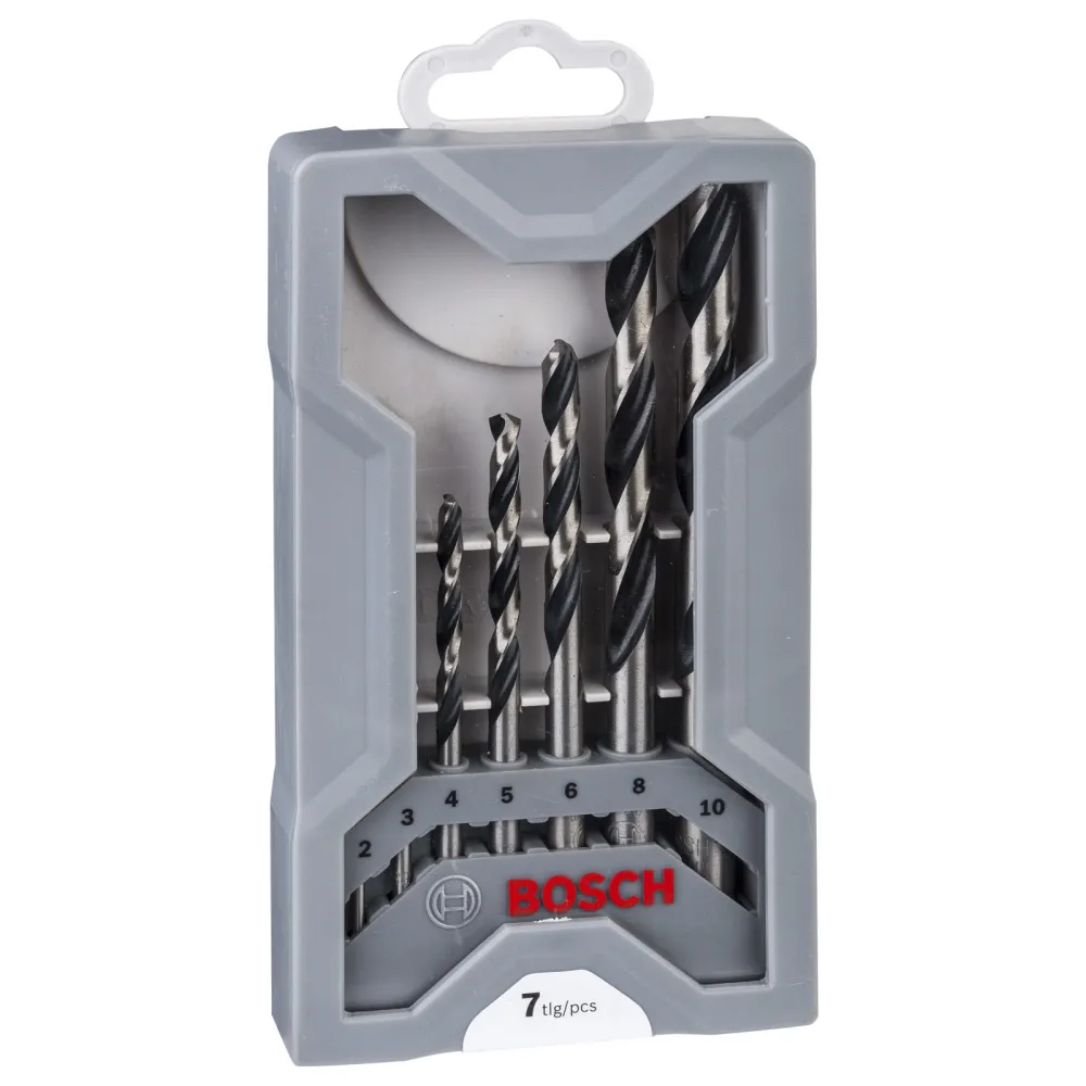 Bosch 7tlg. HSS-Spiralbohrer PointTeQ, 2-10mm, X-Pro Line - 2608577347