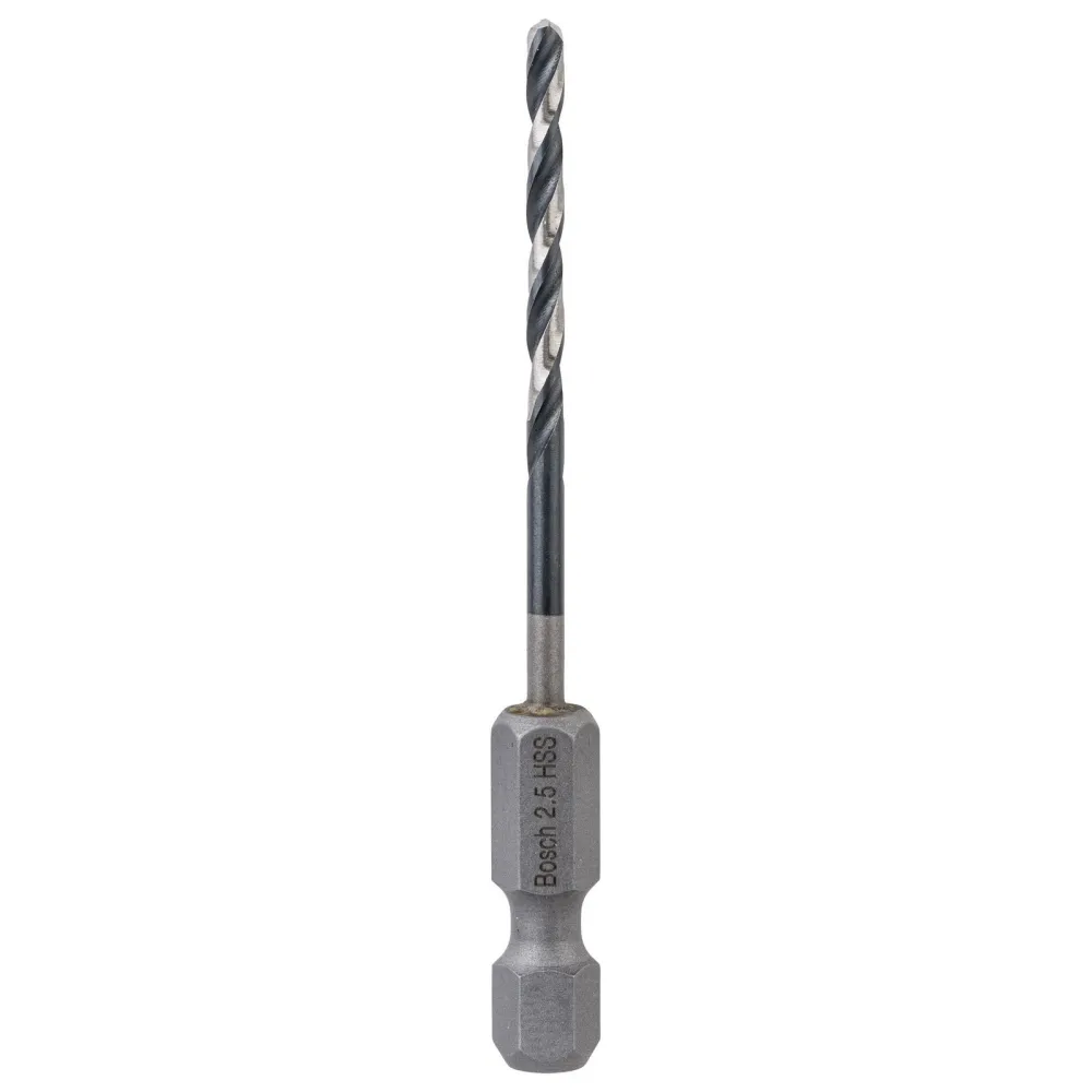 Bosch 1x HSS Spiralbohrer Impact Control mit Sechskantschaft 2,5 x 30 x 69 mm - 2608577047