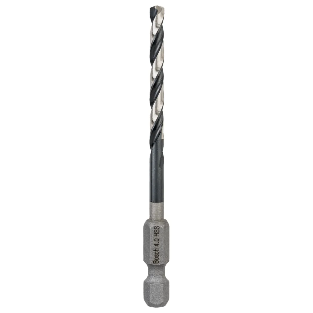 Bosch 1x HSS Spiralbohrer Impact Control mit Sechskantschaft 4 x 43 x 83 mm - 2608577052