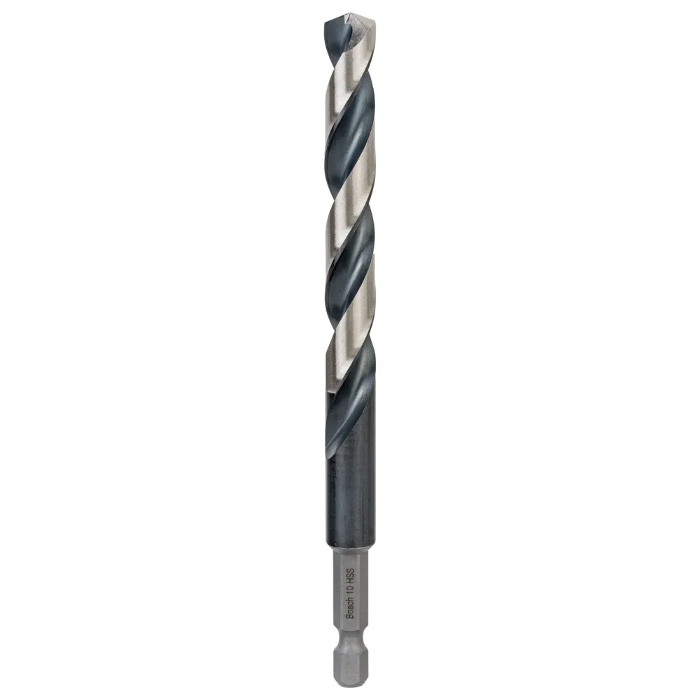 Bosch 1x HSS Spiralbohrer Impact Control mit Sechskantschaft 10 x 87 x 133 mm - 2608577063