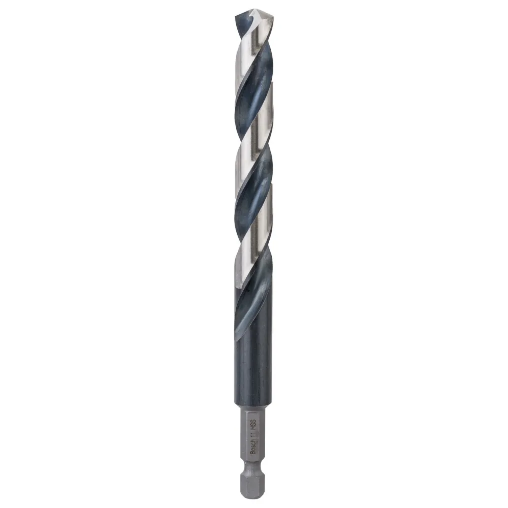 Bosch 1x HSS Spiralbohrer Impact Control mit Sechskantschaft 11 x 94 x 142 mm - 2608577064