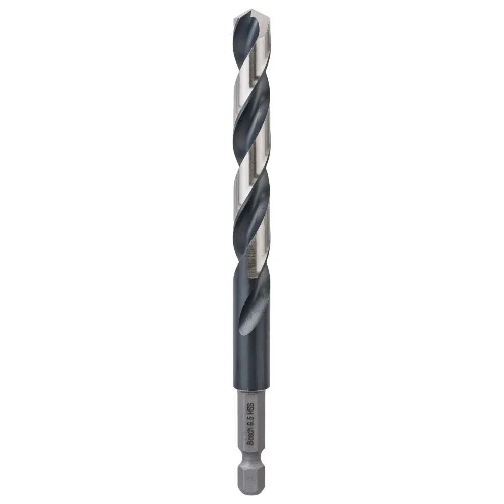 Bosch 1x HSS Spiralbohrer Impact Control mit Sechskantschaft 9,5 x 81 x 125 mm - 2608577130