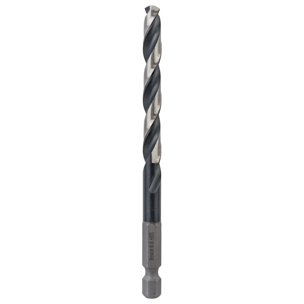 Bosch 1x HSS Spiralbohrer Impact Control mit Sechskantschaft 6,8 x 69 x 109 mm - 2608577149