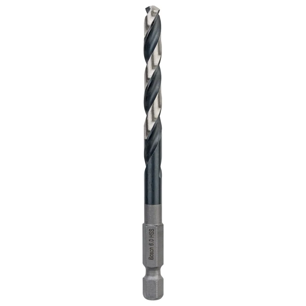 Bosch Impact Control HSS Spiralbohrer mit Sechskantschaft 60 mm - 2608577058