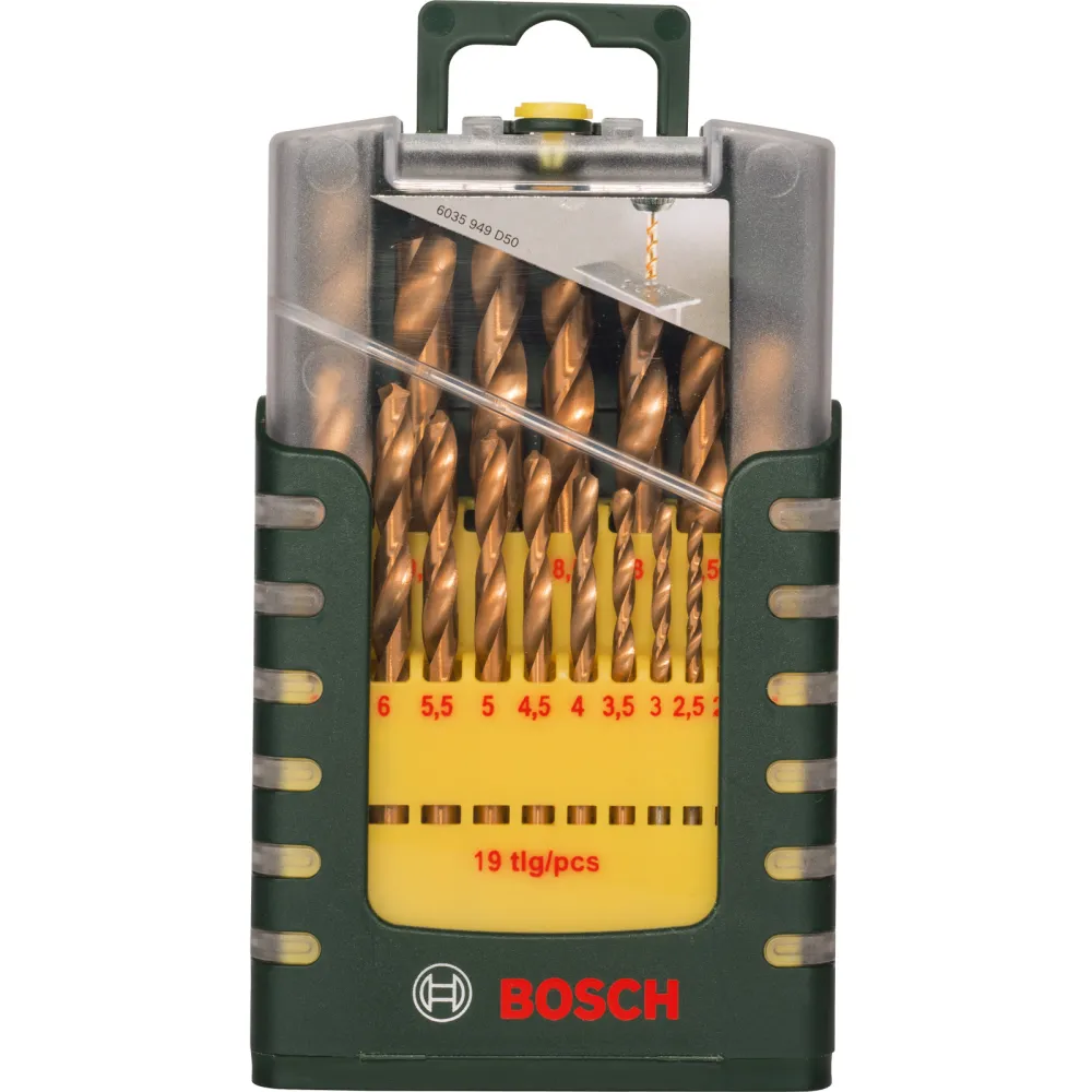 Bosch Metallbohrer-Set HSS-TiN 19tlg. 1 -10 mm Gripbox - 2607017152