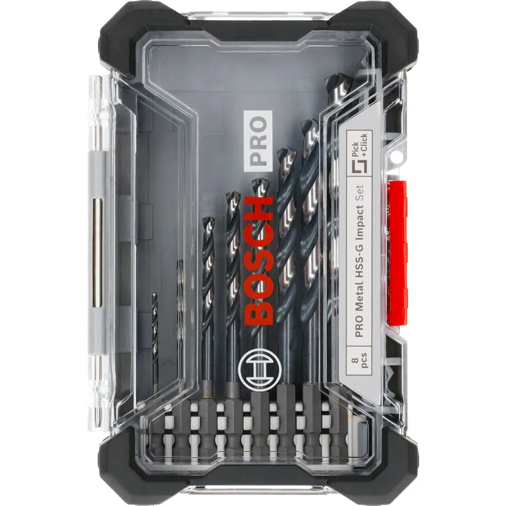 Bosch PRO Metal HSS-G Impact Spiralbohrer-Set 8-tlg. - 2608577146
