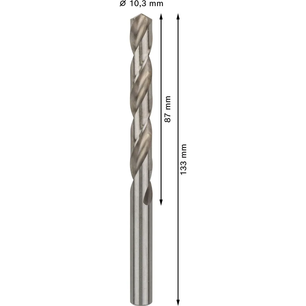 Bosch PRO Metal HSS-G Spiralbohrer 10,3 x 87 x 133 mm - 2608585524