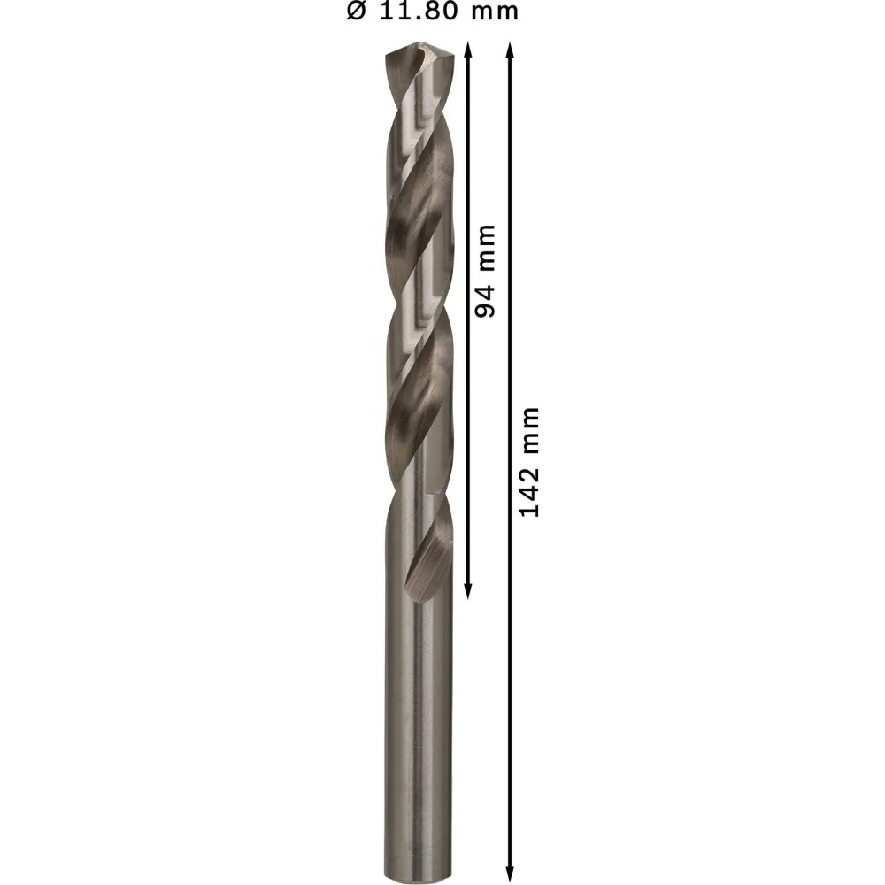 Bosch PRO Metal HSS-G Spiralbohrer 11,8 x 94 x 142 mm - 2608585536