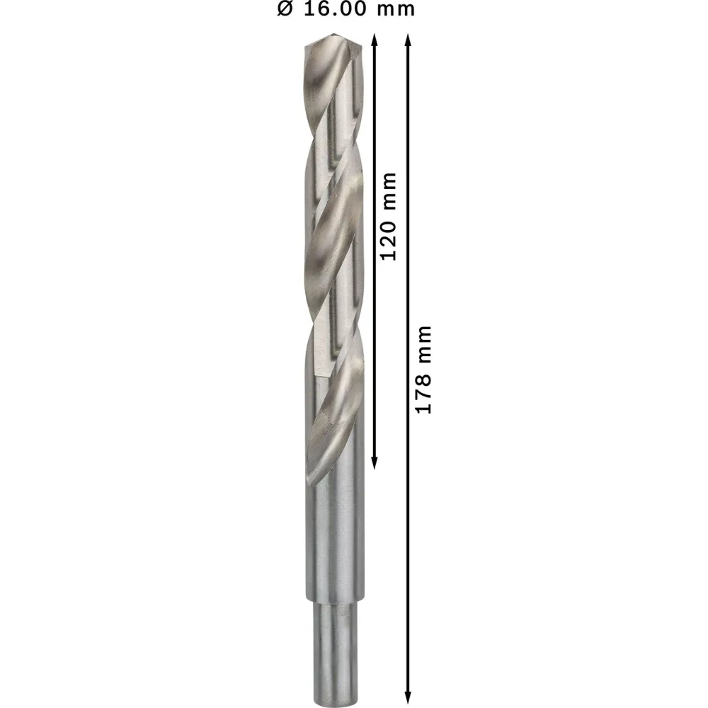 Bosch PRO Metal HSS-G Spiralbohrer 16 x 120 x 178 mm - 2608585595