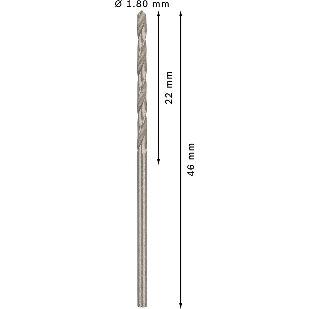 Bosch PRO Metal HSS-G Spiralbohrer 1,8 x 22 x 46 mm - 2608585473