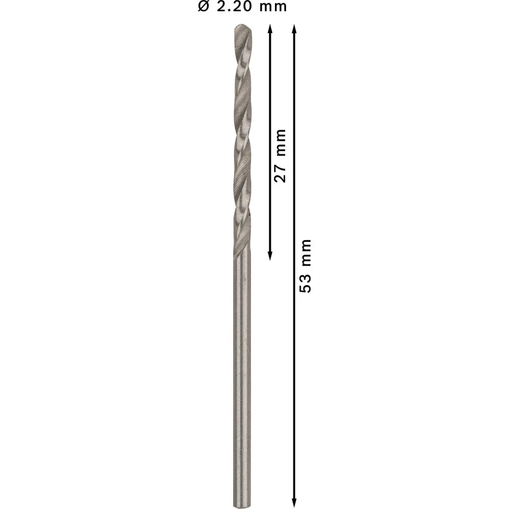 Bosch PRO Metal HSS-G Spiralbohrer 2,2 x 27 x 53 mm - 2608595052