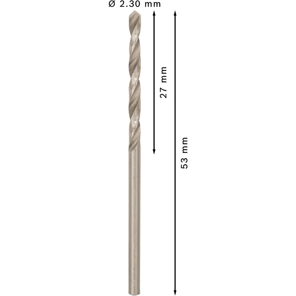 Bosch PRO Metal HSS-G Spiralbohrer 2,3 x 27 x 53 mm - 2608585476