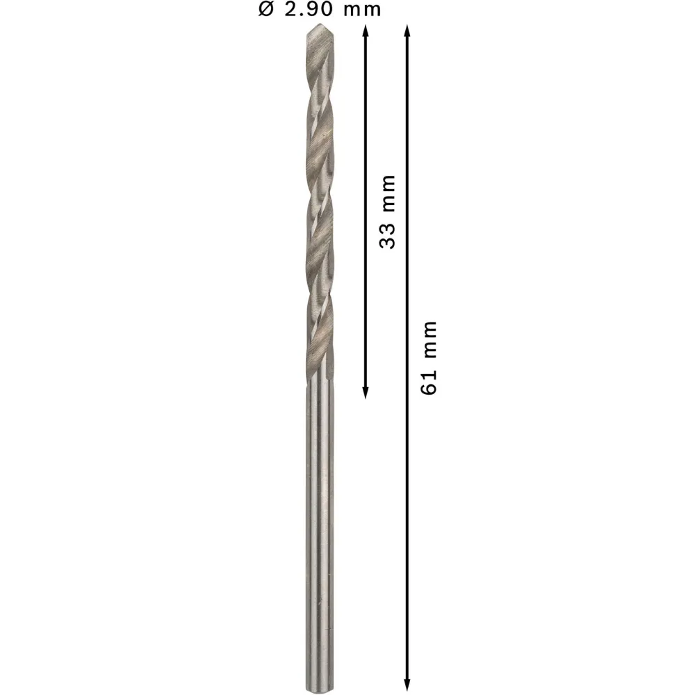Bosch PRO Metal HSS-G Spiralbohrer 2,9 x 33 x 61 mm - 2608585480