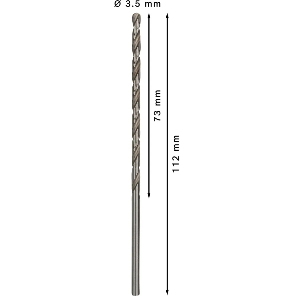 Bosch PRO Metal HSS-G Spiralbohrer 3,5 x 73 x 112 mm - 2608596814