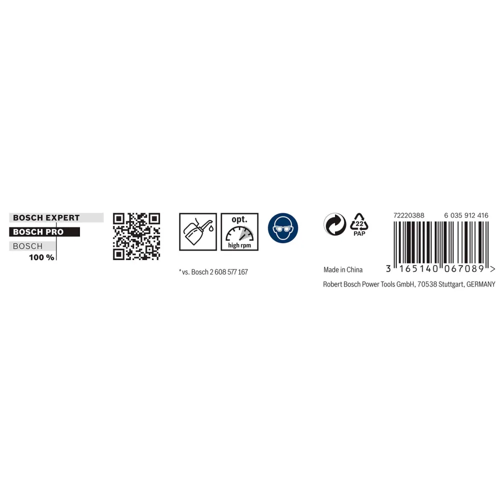 Bosch PRO Metal HSS-G Spiralbohrer 4,5 x 82 x 126 mm - 2608596818