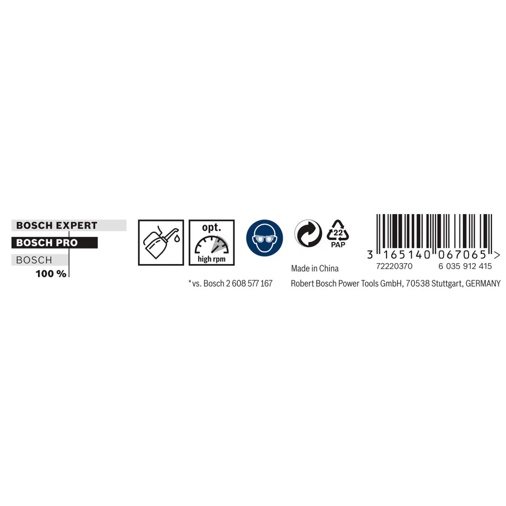 Bosch PRO Metal HSS-G Spiralbohrer 4 x 78 x 119 mm - 2608596816