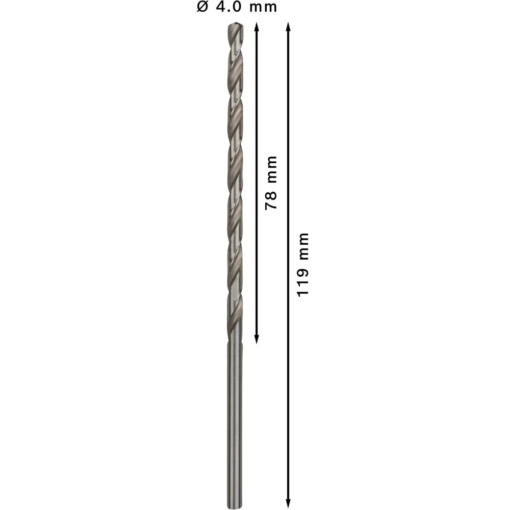 Bosch PRO Metal HSS-G Spiralbohrer 4 x 78 x 119 mm - 2608596816