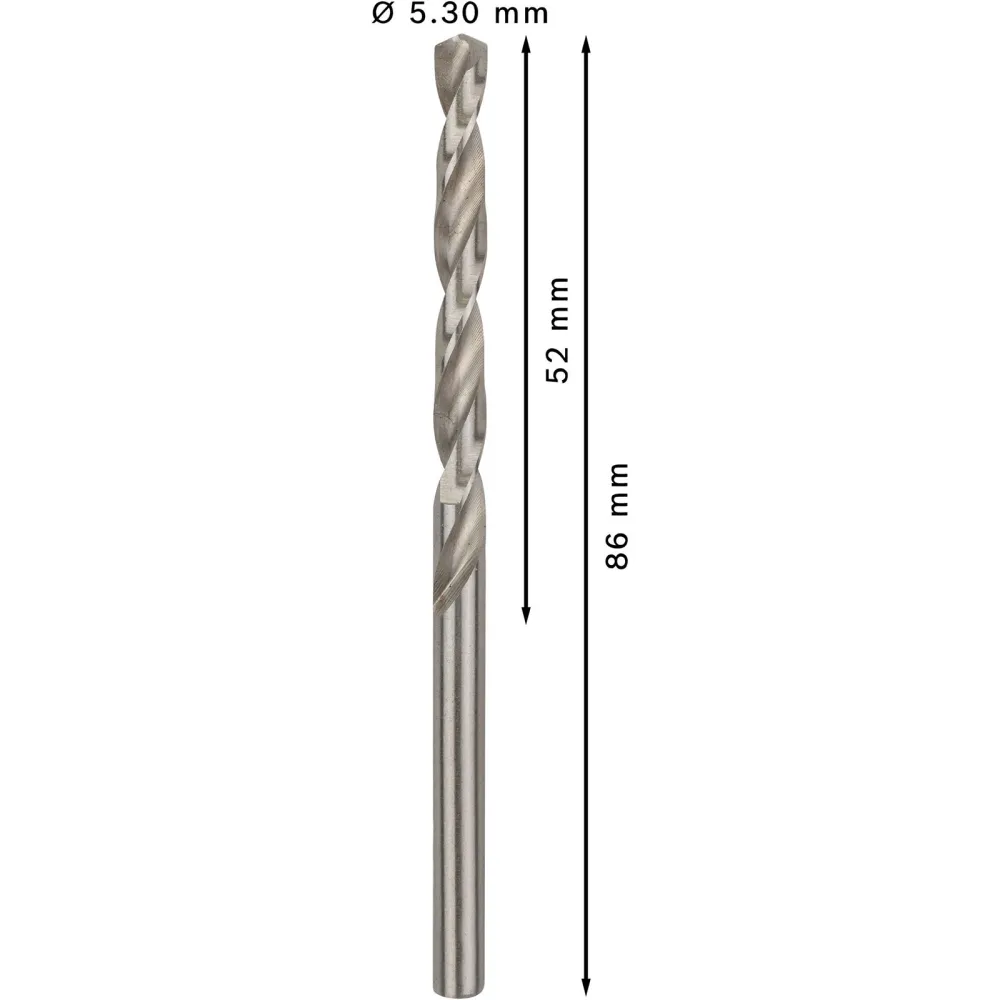 Bosch PRO Metal HSS-G Spiralbohrer 5,3 x 52 x 86 mm - 2608585492