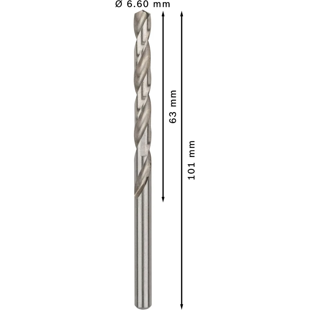 Bosch PRO Metal HSS-G Spiralbohrer 6,6 x 63 x 101 mm - 2608585499