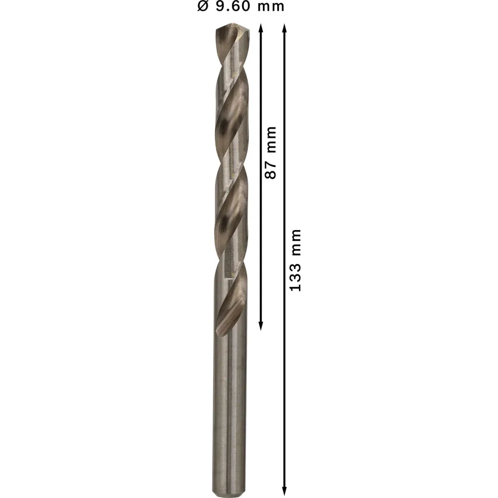 Bosch PRO Metal HSS-G Spiralbohrer 9,6 x 87 x 133 mm - 2608585519
