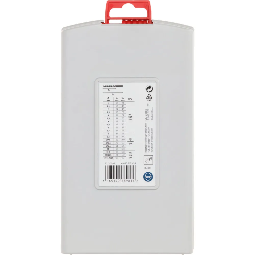 Bosch PRO Metal HSS-G Spiralbohrer-Set 25-tlg. - 2608587017